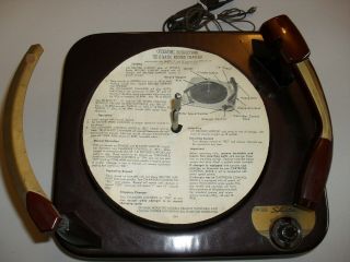 Vintage Silvertone Tri - O - Matic Record Changer Rare Find Turntable Record Player 4