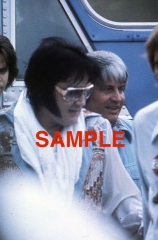 Vintage Candid Elvis Presley 35mm Transparency 1976 3