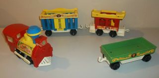 Vintage Fisher Price Little People - 991 - Circus Train