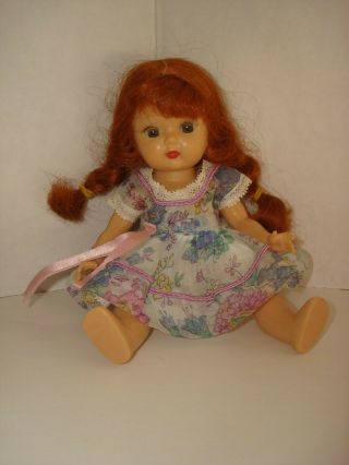 Vtg 1954 Muffie Doll Margie Dress 608 Fit Mdm Alexander/ginny Vogue/ginger/8 "