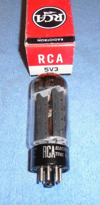 1 Nos Rca 5v3 Vacuum Tube - 1950 