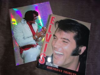 Elvis Presley 2 Vintage International Fan Programs,  Color Photos,  Infomation