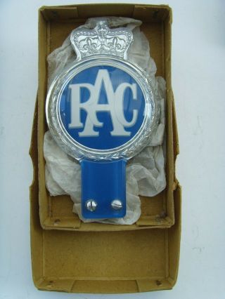A Vintage Car Or Scooter Badge Boxed Old Stock The Royal Automobile Club Rac