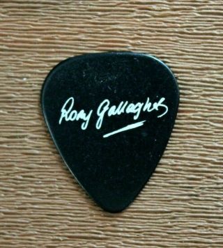 Rory Gallagher // Vintage Tour Guitar Pick // Gloss Black/white Taste Blues Rock