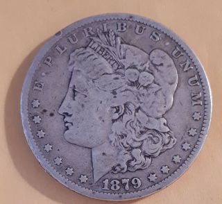 Vintage " 1879 U.  S.  Morgan Dollar " - See & Use Photos To Determine Grade