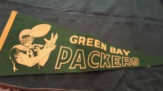 Vintage Green Bay Packers Full Size Pennant