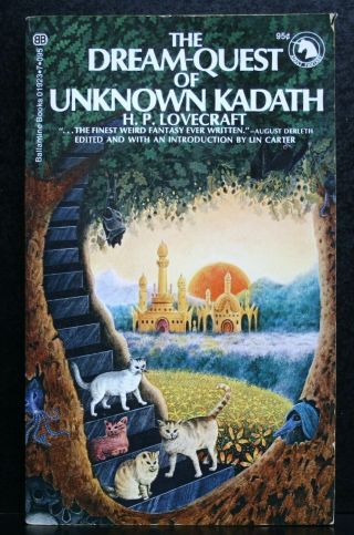 Vintage Science Fiction H.  P Lovecraft The Dream Quest Of Unknown Kadath 1970