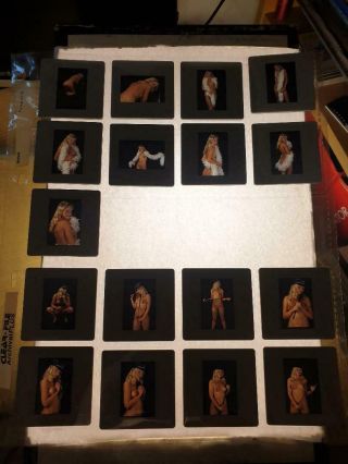 X17 Vintage 35mm Colour Slides - Amateur - Nude Beauty Glamour Topless Model N41 3