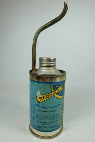 Old Vintage Radius Lantern/ Stove Spirit Bottle.  Not Primus Optimus Hasag Aida T