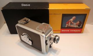 Kodak Brownie 8 Mm Movie Camera Ii F/2.  3 Lens No.  77 Vtg 60s Improved Model 2