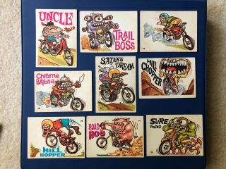1972 Vintage Donruss Silly Cycle Stickers (17 Total)
