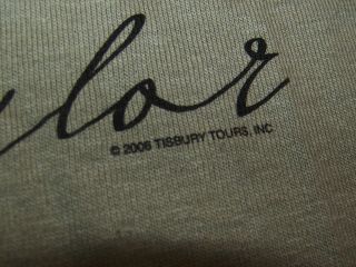 Authentic SIGNED JAMES TAYLOR Vintage 2006 Tisbury Tours Inc.  Concert Shirt Sz M 5