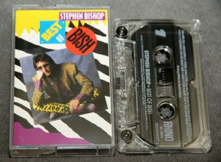 Stephen Bishop: The Best Of Bish.  Greatest Hits.  Cassette Tape.  Vintage.