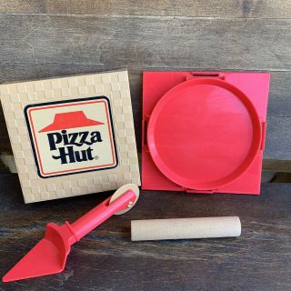 Vintage 1991 Play - Doh Pizza Hut Make - A - Meal Kids Mold Play Set Kenner 4 Pc Rare