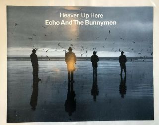 Echo And The Bunnymen,  Heaven Up There Vintage Promo Poster 24” X 19”