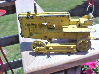 Vtg Mystery Cast Metal Toy Might Be Bulldozer
