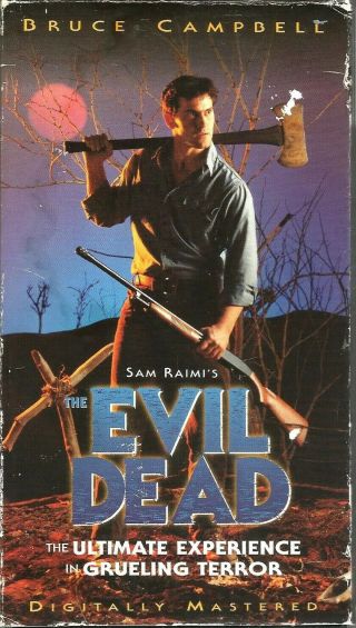 The Evil Dead Vhs 1998 Bruce Campbell Ellen Sandweiss Betsy Baker Sam Raimi Vtg