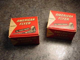 2 Boxes Vintage Gilbert American Flyer 27461 Beacon Lamp 14v