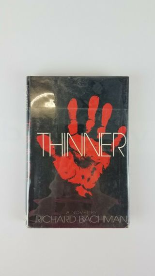 Vintage 1984 Thinner A Novel By Richard Bachman Hardcover Book