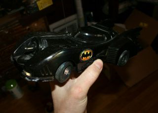 Vintage Dc Comic Batman 1989 Batmobile Rc Radio Control Toy No Remote
