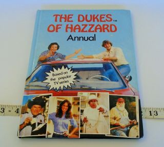 Dukes Of Hazzard Annual Hardcover Book From England Tv Series Vintage 1983 3