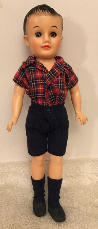 Vintage Vogue Jill Doll Boyfriend Jeff In Shorts Outfit With Shoes Color
