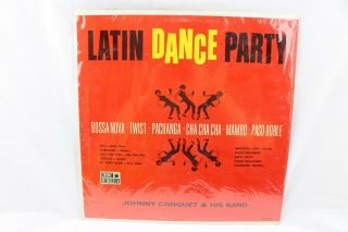 Johnny Conquet & His Band Latin Dance Party Vintage Vinyl Record 1968 Lp