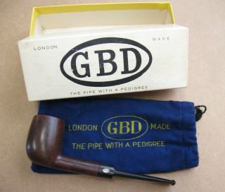 Vintage Gbd Virgin,  Estate Pipe & Box.