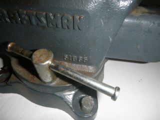 Vintage Craftsman 51865 Swivel Bench Vise 4 - 1/2 