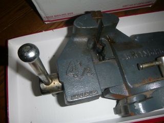 Vintage Craftsman 51865 Swivel Bench Vise 4 - 1/2 