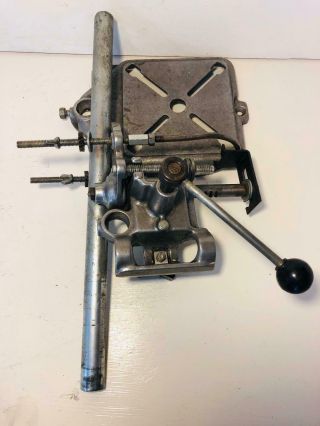 Vintage Craftsman 335.  25926 Adjustable Bench Top Drill Press Stand 8
