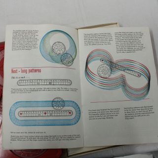 Vintage Draw with SPIROGRAPH Toy Denys Fisher Lines Bros Art Fun Patterns 460 4