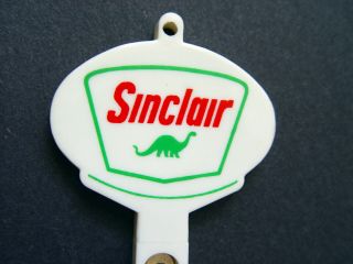 VINTAGE SINCLAIR GAS & OIL DINOSAUR ADVERTISING SIGN THERMOMETER 2