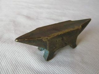 Vintage Jewelry Clockmaker Anvil Solid Bronze 3.  85 Inches (9.  8 Cms) 239 Grs