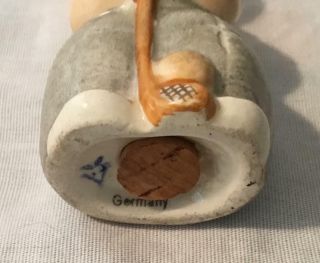 VINTAGE GOEBEL GERMANY GOLFER & BALL ON GOLF CLUB TRAY S&P SHAKERS CROWN 8