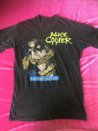 Alice Cooper,  Constrictor,  Vintage 1986 Tour Shirt Size Small?