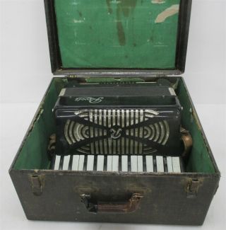 Rivoli Product Of Sonola Vintage Piano Accordion W/ Case | Made In Italy