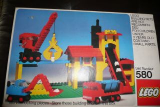 Vtg Lego Brick Yard Set 580 1975 Complete