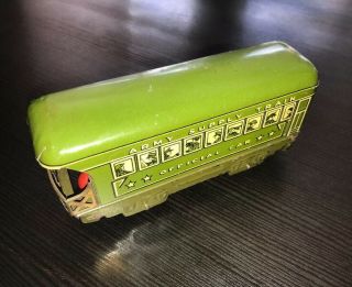 Vintage Marx’s Lighted Army Military Supply Official Passenger Car B