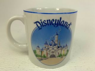 Walt Disney World Cinderellas Castle Coffee Tea Cup Mug Japan Vtg Disneyland 3 "