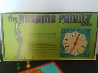 Vintage 1974 The Addams Family Board Game Milton Bradley Complete 3