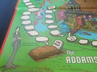 Vintage 1974 The Addams Family Board Game Milton Bradley Complete 6