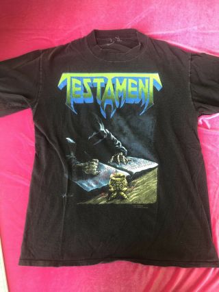Testament,  Souls Of Black,  Vintage 1990’s Tour Shirt Size L V