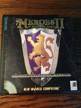 Heroes Ii 2 Of Might And Magic The Succession Wars Cd Rom Vintage