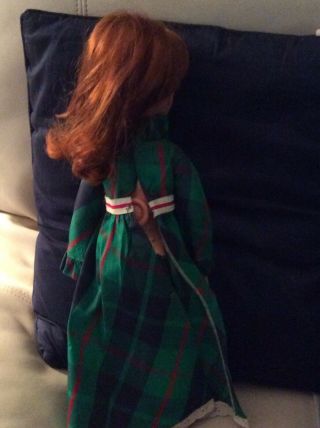 Ideal 1972 Look Around Crissy Baby Doll Plaid Red Grow Hair Fashion Chrissy 3
