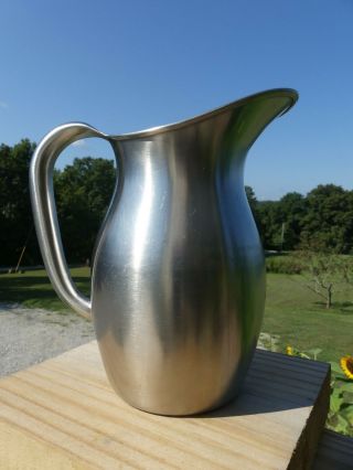Medical Depart Us Navy Vintage Military Water Pitcher Stainless Steel Polar Ware