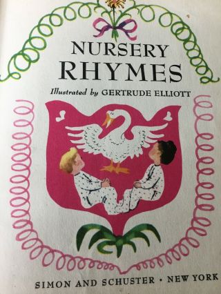 LITTLE GOLDEN BOOK - NURSERY RHYMES - 59 - 1948 - A EDITION 1ST - VINTAGE 3