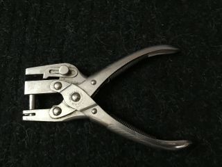 Vintage Sargent & Co.  Pliers Rivet Tool Leather Hole Punch Pliers Made In Usa