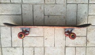 Vintage WORLD INDUSTRIES FLAMEBOY 6.  5” x 27” Skateboard Rodney Mullen 5