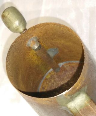 Antique MINERS OIL WICK LAMP Vintage Coal Miners Teapot Torch Mine Mini Light 6